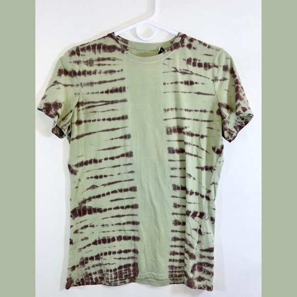 Proenza Schouler White Label Green Tie Dye T-Shirt - Size M - Picture 5 of 8